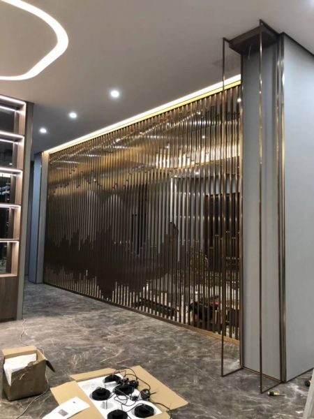 不銹鋼屏風(fēng)案例